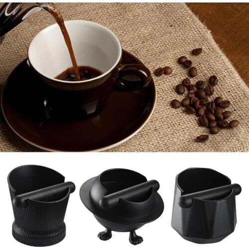 Coffee Knock Box Anti Slip Durable Barista Style Espresso Knock Box with Removable Knock Bar Espresso Grounds Container Dropship
