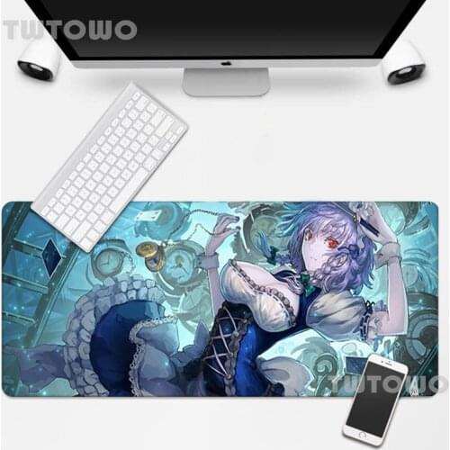 Touhou Sakuya Mouse Pad Mousepad Gaming Desktop Mouse Pad Desk Mat MousePads Gamer Laptop New Hot Sell PC Desk Pad Mice Pad