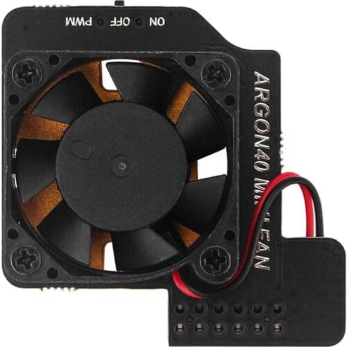 Cooling Fan Raspberry Pi Cooling Fan with Heat Sink Adjustable Speed Fan for Efficient Heat Dissipation Metal Base Heat Sink
