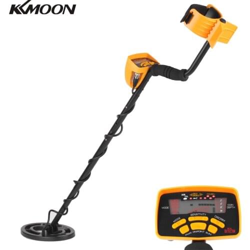 Metal Detector LCD Display Nugget Detector Underground Gold Digger Treasure Hunter with Sensitivity Waterproof Search Coil