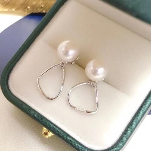 New 925 Sterling Silver Earrings Findings Settings Base Mountings Parts Mounts for Coral Pearls Agate Crystal Stones Beads