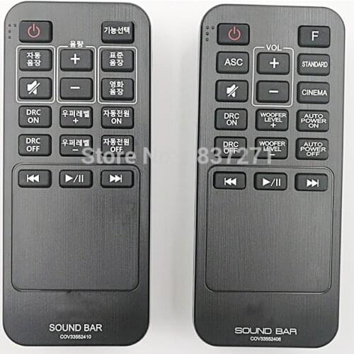 New Original remote control COV33552406 COV33552410 for lg SH2 SH4 soundbar System