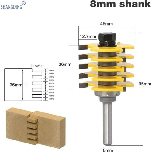 Carpentry Milling Cutter Finger Knives 8 Handle Puzzle Knife Carpentry Tenon Combine Knife