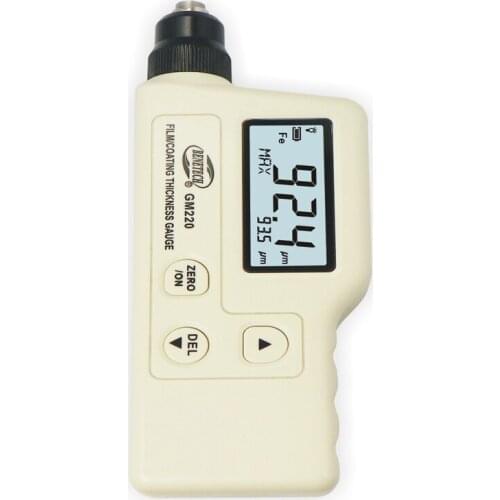 Portable single thickness gauge Digital Coating ThicknessTester LCD backlight display Measuring range: 0 ~ 1800