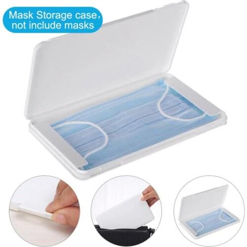 Portable Face Masks Organizer Dustproof Moisture-Proof Cover Holder Mask Storage Seal Box Household Accessories