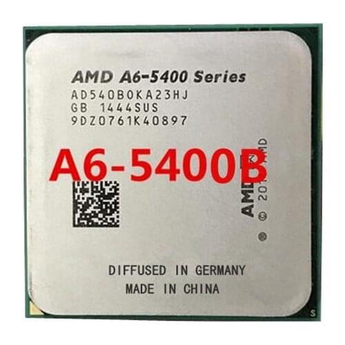 AMD FM2 A6-5400 CPU 3.6Ghz/1M 65w APU Integrierte grafik 904 Pin CPU Sell A4-5300 6300 Desktop processor Free shipping