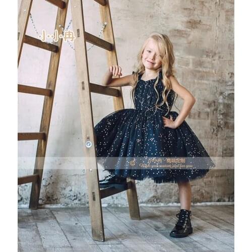 Tulle Ball Gown Little Princess Birthday Dress Wedding Flower Girl Dress Kids Clothes Kid Size 1-14Y