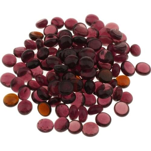 Pack of 100 Solid Marbles Tank Pebbles for Aquarium Table Decor 12-17mm