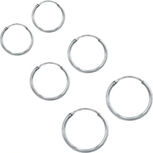 Hoops earrings 925 sterling silver hoop earring Criolla pirate for women man boy girl Unisex 30 Mm