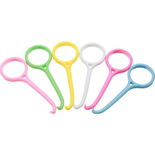 1/6PCS Dental Removal Hook Tool Plastic Nice Orthodontic Aligner Remove Invisible Removable Braces Clear Aligner Oral Care