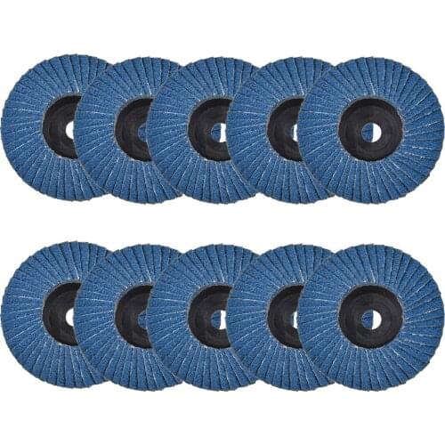 10PCS 75mm Professional Flap Discs 3 Inch Sanding Discs 40/60/80/120 Grit Grinding Wheels Blades For Angle Grinder