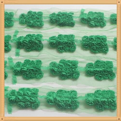 10pcs Super Lovely St. Patricks Day Chiffon Rosettes Clover Trefoil Shamrocks For Baby Girls Headband Clothes Making Accessories