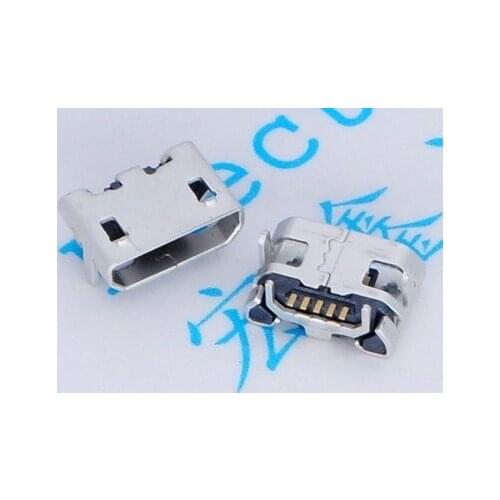 10pcs Micro USB 5P Female Connector For Mobile Phone Micro USB Jack Connector 5P Charging Socket