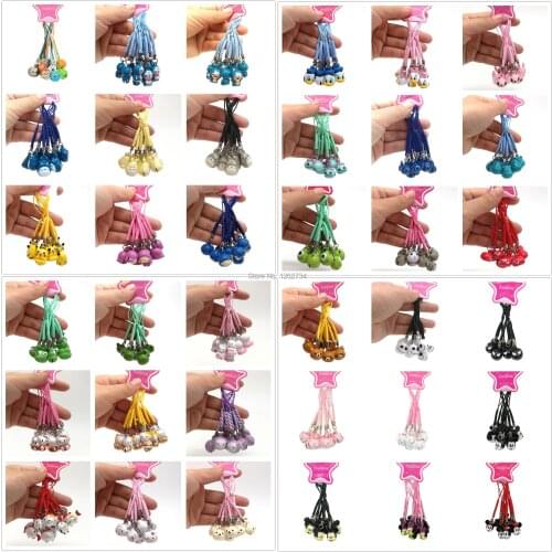 100PCS Doraemon Mike Duck Jack Pig Duck Totoro Sesame Street Elmo Sully Cell Phone Strap Tree JINGLE BELLS Toy