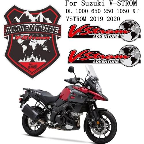1050XT For Suzuki V-STROM DL 1000 650 250 1050 XT Tank Pad Luggage Cases ADVENTURE TOURER Motorcycle Stickers VSTROM 2019 2020