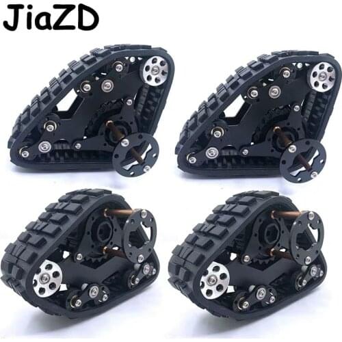 2/4pcs RC Tracks Wheel Sandmobile Conversion Snow Tire Hex Set for Axial SCX10 AX90016 90027 90035 90036 90037 1/10 RC Crawler