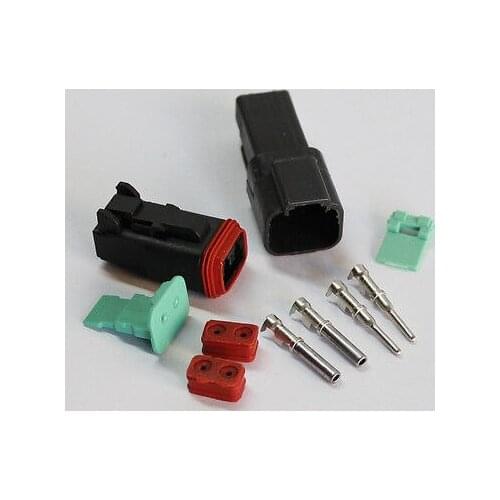 2 sets2 Pin Waterproof Electrical Wire Connector Plug DT04-2p and DT06-2S