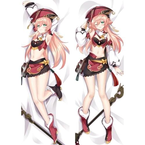 Anime Dakimakura Game Genshin Impact Yan Fei Hugging Body Pillow Case Yanfei Design Printed Pillow Cover Home Bedding
