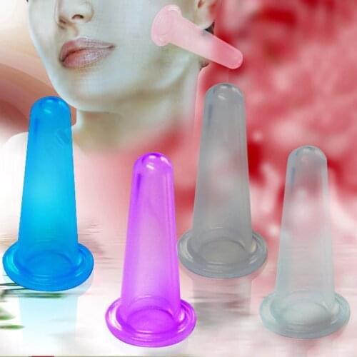 3pcs/lot Facial Massage Cupping Cup Therapy Face Vacuum Cellulite Cupping Cup Body Treatment Healthcare Home Slimmer Massage