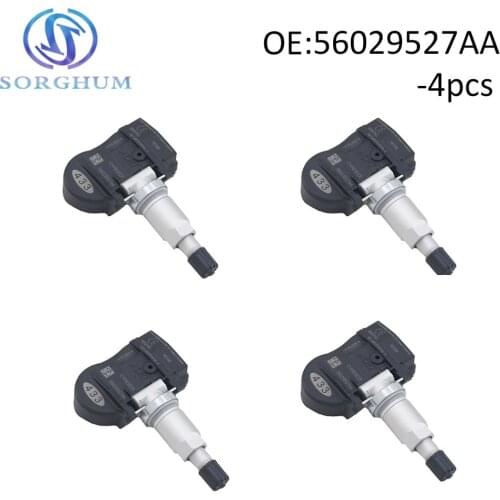 4PCS 56029527AA Tire Pressure Sensor TPMS 433 MHz for Chrysler Dodge Journey