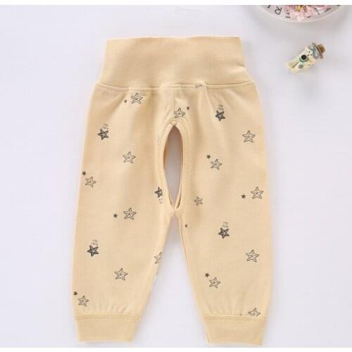 Baby Pants Can Open File Spring Autumn Style Children Pants Shrink the Legs Casual Pants
