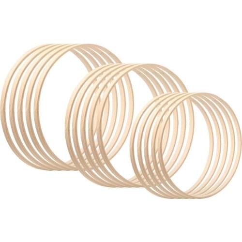 DIY Dream Catcher Rings DIY Wedding Wind Chime Hanging Floral Hoop Craft Material For Home Wall Hanging Ornaments Party Decor