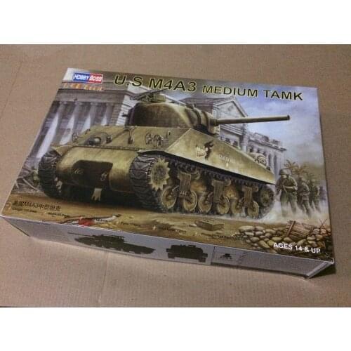 Hobbyboss model Model Kit 84803 1/48 U.S M4A3 Medium Tank