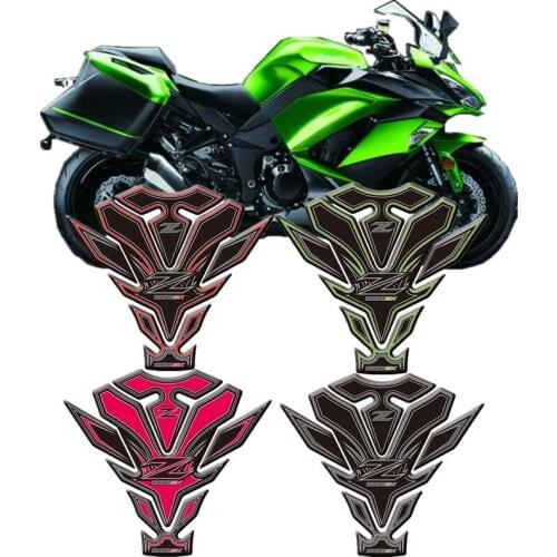Motorcycle 3D Fuel Tank Protective Stickers Decals For Kawasaki Z1000SX 2017-2018 Stickers