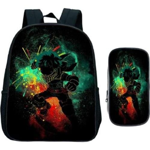 2pcs Set Backpack Cartoon Cute Backpack Kindergarten Children School Bags New Girls Boys Travel Backpack Kids Book Bag Pen Bag