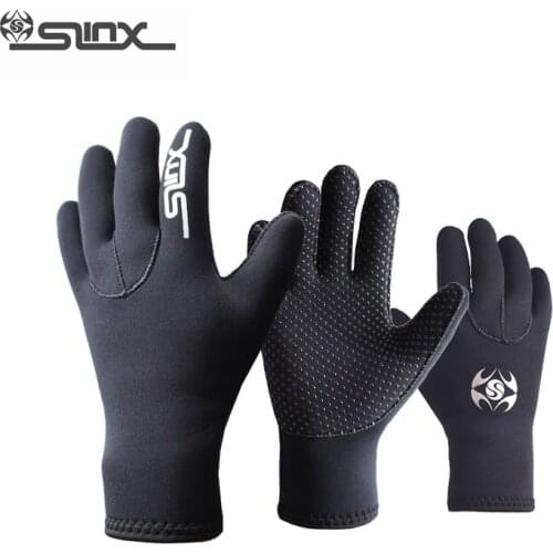 3mm Neoprene Warm Scuba Diving Gloves Cold-proof Anti-slip for Men Women Windsurfing Surfing Spearfishing Snorkeling Boating