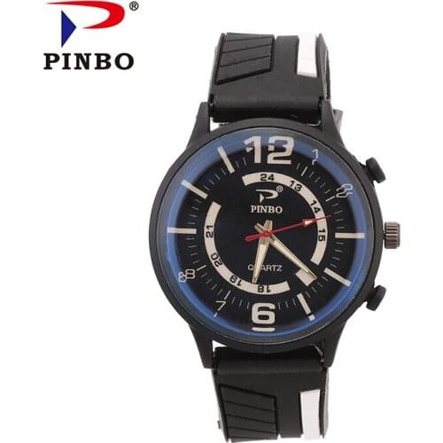 МужскиеЧасы2021 New Fashion Mens Outdoor Sports And Leisure Quartz Watch Silicone Strap Soft And Comfortable Reloj Mujer