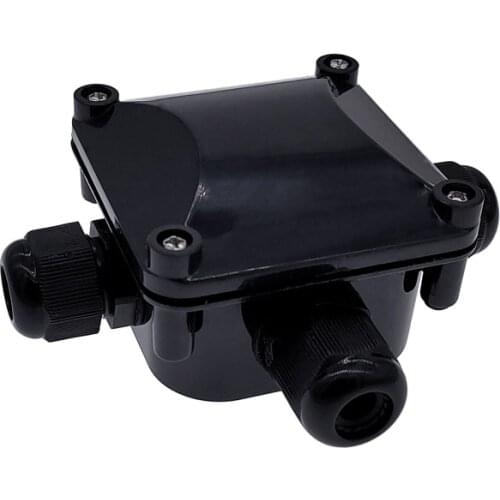 PG11 ABS 3 Way Outdoor Waterproof Plastic Gland Electrical Junction Box IP68 electrical cable waterproof connector t shape