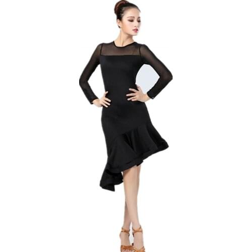 Adult Latin Dance Dress Woman 2019 New Costume Samba Latin Ballroom Costume Tango Dance Dresses Salsa Dance Clothes For Women