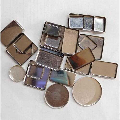 Empty Various size different shape aluminum pan metal pan for Magnetic palette