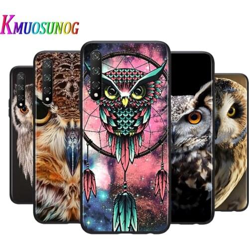 Camouflage Owl Animal For Huawei Y9S Y6S Y8S Y9A Y7A Y8P Y7P Y5P Y6P Y7 Y6 Y5 Pro Prime 2020 2019 Silicone Phone Case