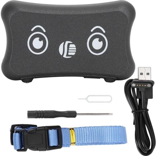 GPS Tracking Intelligent Wearing Locator Collar Anti‑Lost Electronic Fence Smart Positioner For Pet Lost (Black)