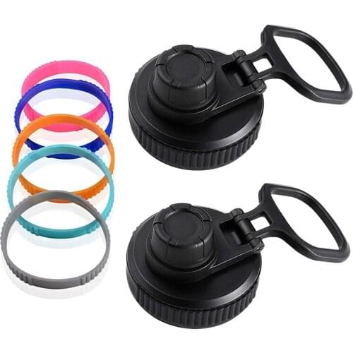 Nozzle Cap for Hydro Flask Wide Mouth Sports Water Bottle Wide Flaps Large Handle Easy to Carry Compatible with Most Wide Mouth