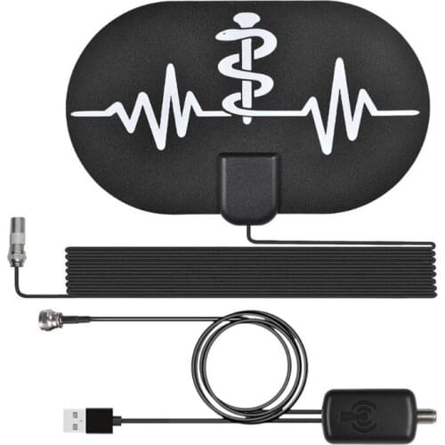 Super Signal DVB-T TV Antenna Freeview High Definition Digital Antenna Active Indoor Aerial TV Antenna Free Local News