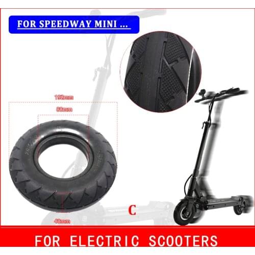 200x50 Tire Explosion-Proof Tire 8 Inch Solid Tire Tubeless Tyre for Speedtrott GX14 Speedway Mini 3/4 Scooter Front Wheel
