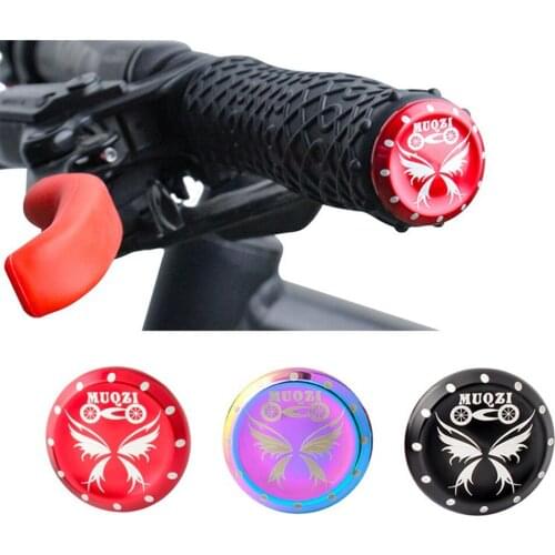 1 Pair Push-In Bike Handlebar End Plugs Caps Handle Bar Grips Ends Decor Bicycle Grips Parts Mountain Road Bike Accessories