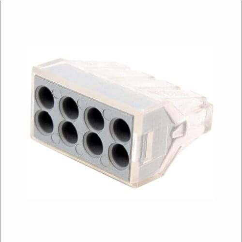 100pcs PCT-108 Plug type clamp General purpose wire connector 2 pin fast connector PA66 cable Terminal Connector automotive plug