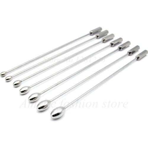 304 Stainless Steel Catheters Sounds Plug Urethral Sound Dilator Male Urethral Sound Metal Urethral Insert Probe Play Penis Plug