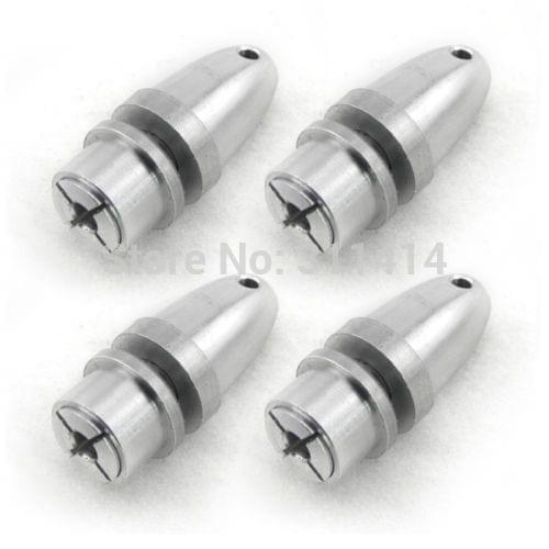 4pcs/lot 3.17mm RC Aluminum Bullet Propeller Adapter Holder Prop Shaft For Brushless Motor Collet-type