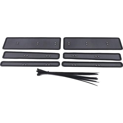 For Ford Explorer 2016 2017 2018 Accessories Steel Car Front Grill Insect Net Screening Protective Cover Trim