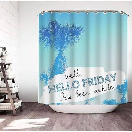 Architecture City Night View Shower Curtain Colorful Bathroom Waterproof Polyester Curtains Home Wall Decoration With Hook Set