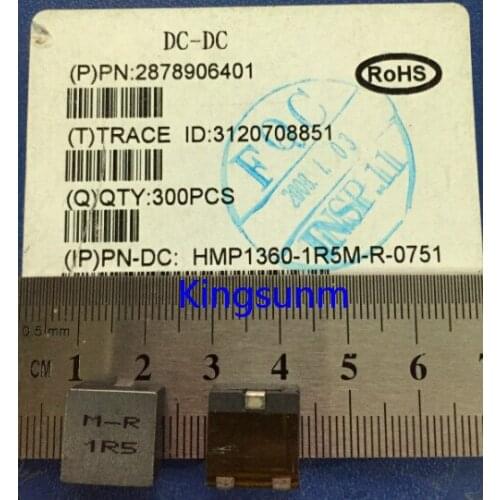 Free shipping 10pcs A flat copper wire large current high power HMP1360-1R5M 1.5uH 13X13X6mm chip inductor