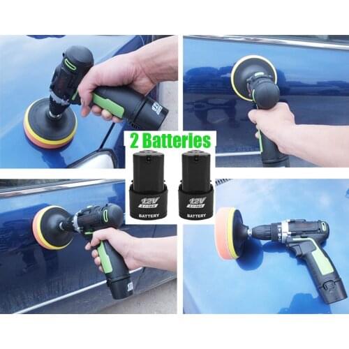 Wireless Car Polisher Electric Screwdriver Drill Cordless Power Grinder Polishing Machine Grinding Sanding Tool