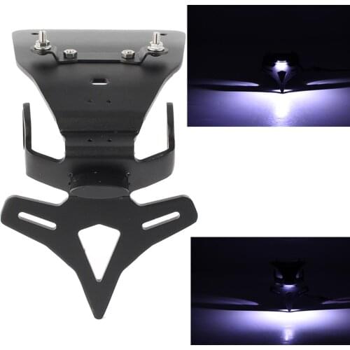 CNC Motorcycle LED Fender Eliminator License Plate Holder Bracket Kit For YAMAHA YZF R25 2014-2017 & YZF-R3 MT25 MT03 2015-2018
