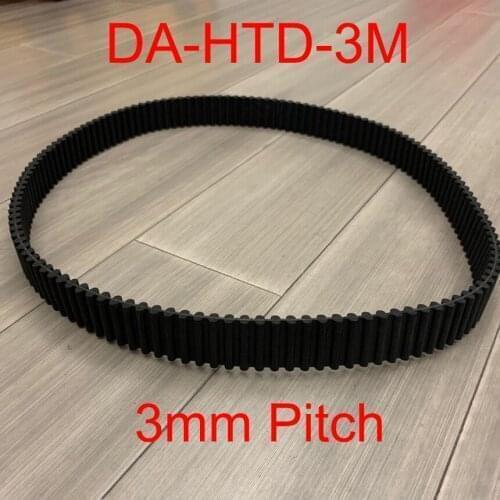 DA HTD 1980-3M 2040-3M 1320 1360 ARC Double Side Tooth 6mm 10mm 15mm 20mm Width 3mm Closed-Loop Cogged Synchronous Timing Belt