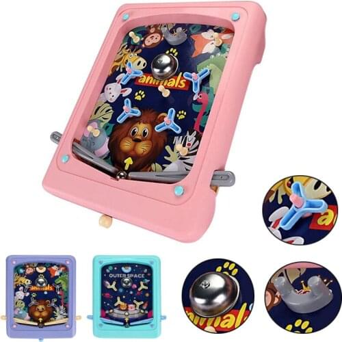 Children Pinball Games Desktop Pinball Game Machine Fun Parent-Kid Interactive Toys Kids Table Shooting Board Games